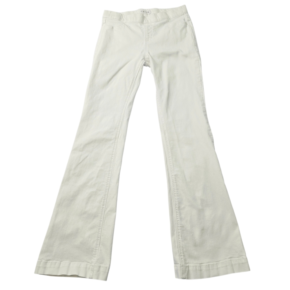 Cello White Boot Cut Flare Pants